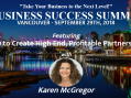 How to Create High End, Profitable Partnerships – with Karen McGregor