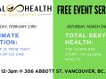 FREE, LIVE INTERACTIVE – TOTAL HEALTH TALK SERIES with Udo Erasmus