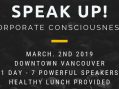 SPEAK UP – TALK SERIES – Corporate Consciousness